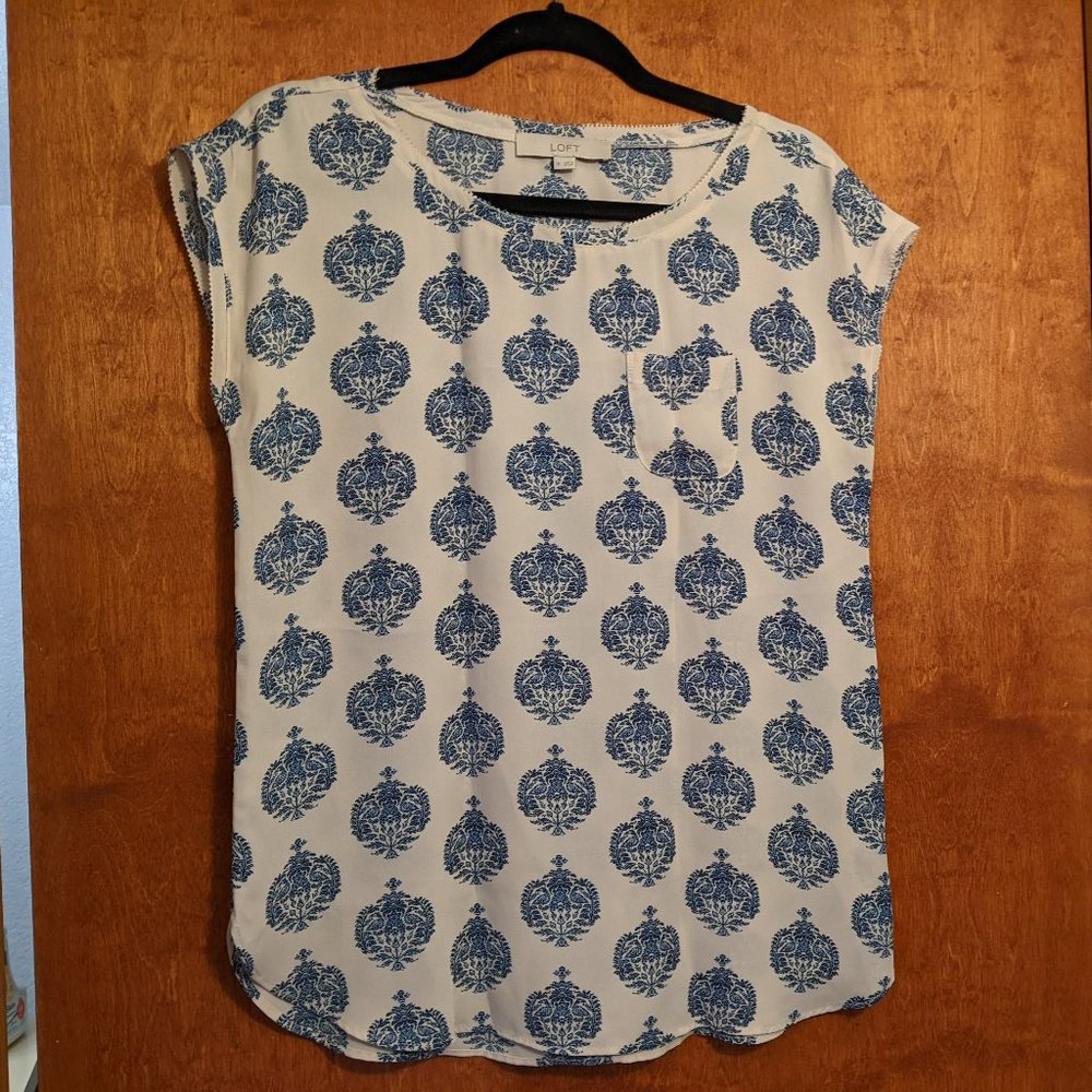 LOFT patterned blouse - Picture 2 of 5